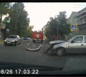 На перекрестке Литейной и Демидовской столкнулись пожарная машина и "Нексия"