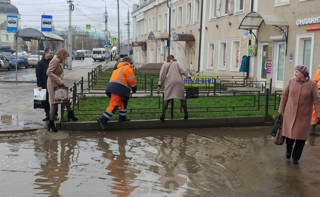 В Туле затопило Демидовскую Плотину