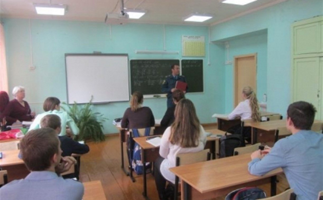 В школах Заокского района провели противопожарные учения