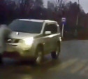 Момент наезда на пешехода в Новомосковске попал на видео