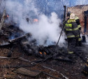 В Туле на пожаре в частном доме пострадал мужчина