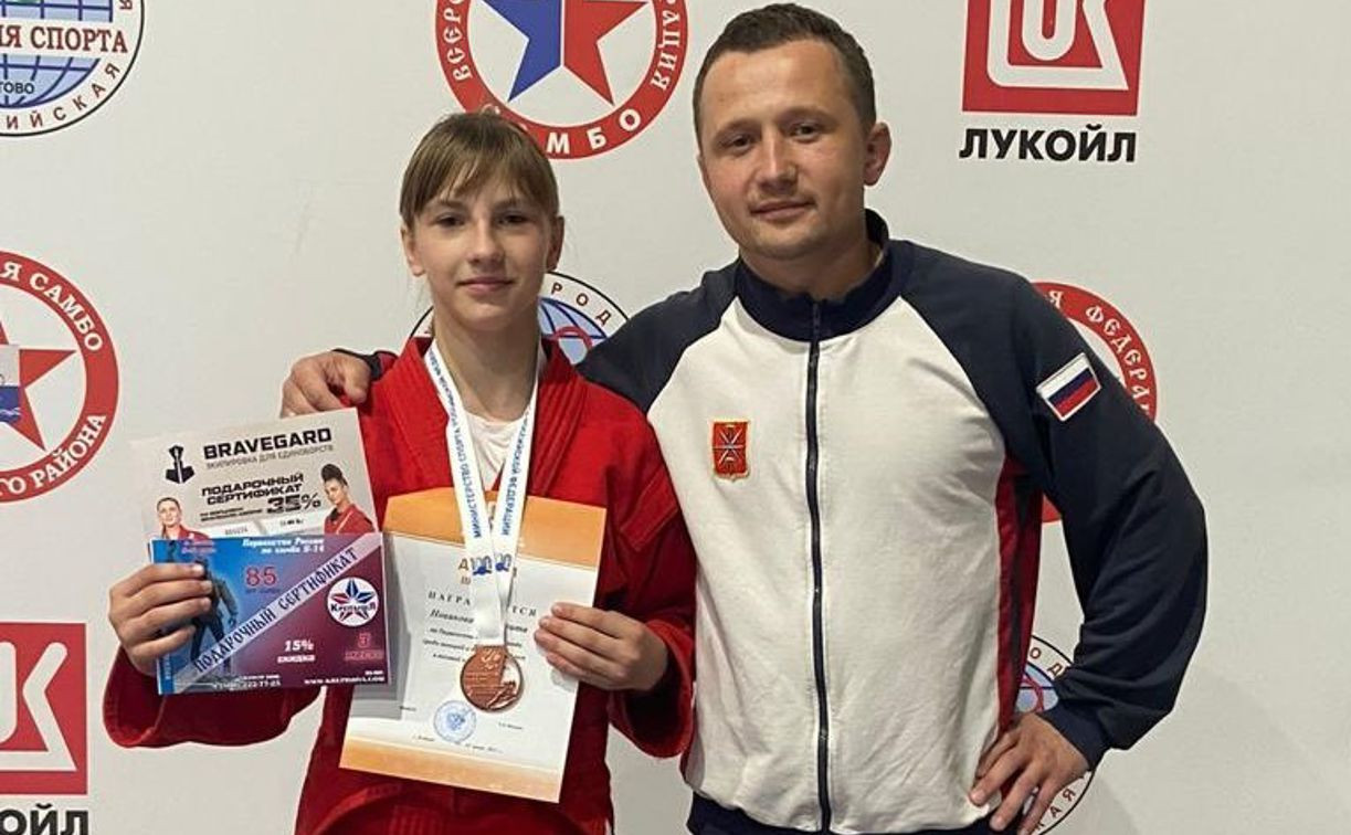 Тульская спортсменка завоевала «бронзу» на Первенстве России по самбо