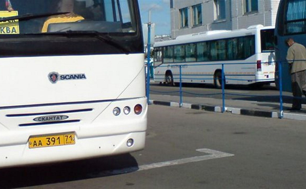 В автобусе Новомосковск — Москва найдено взрывное устройство
