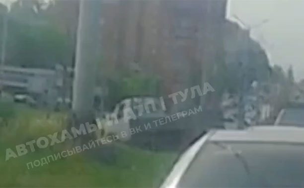 В Туле водитель ГАЗели открыл «третью очередь» Восточного обвода