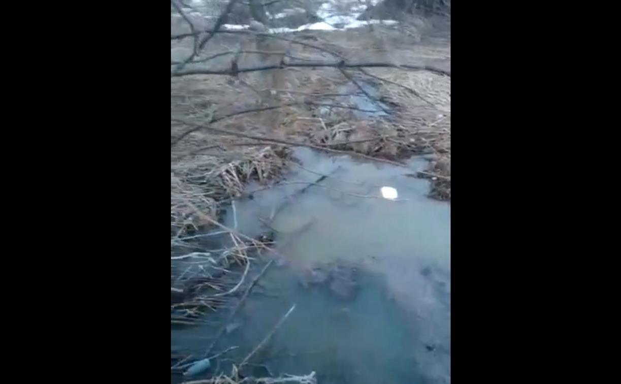 «Водоём есть, теперь ждём уток»: на одной из улиц Плавска образовался «пруд» из нечистот