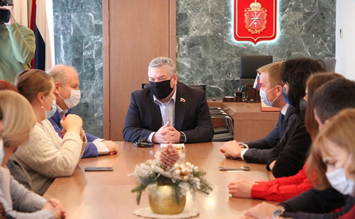 Председатель Тульской облдумы Николай Воробьев встретился с журналистами
