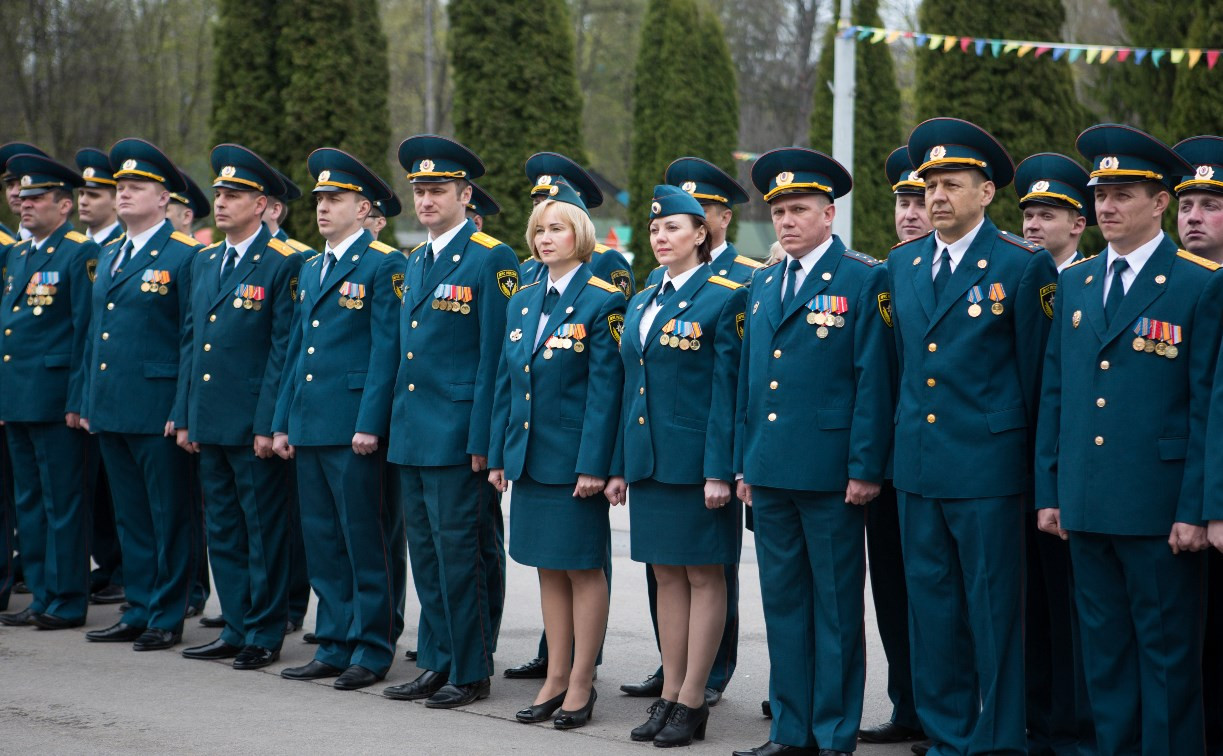 Тульские спасатели отметили праздник