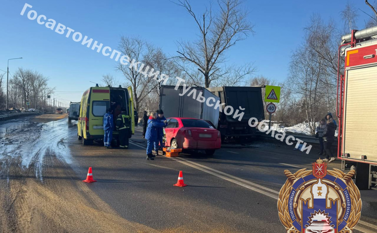 В Богородицком районе ГАЗель устроила двойное ДТП: пострадала 15-летняя девочка