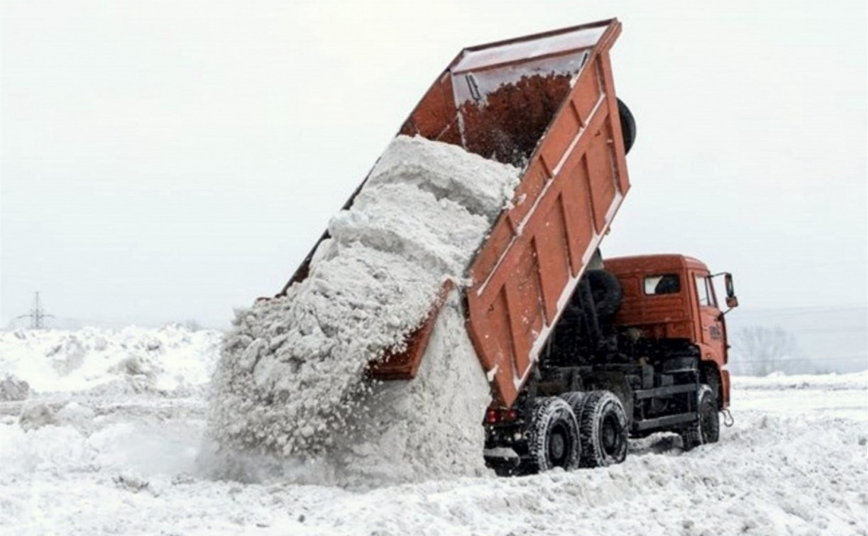 В Туле создадут единую площадку для вывоза снега