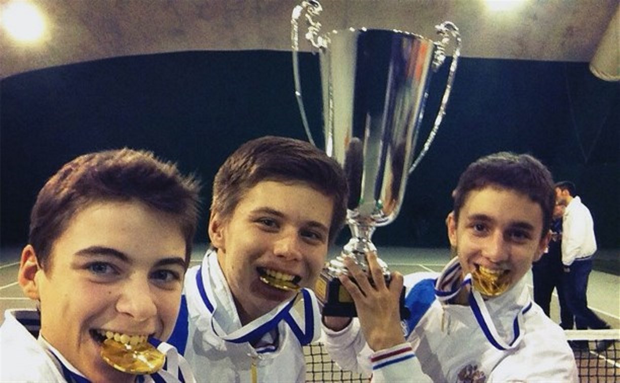 Туляк Тимофей Скатов стал чемпионом Европы по теннису в составе сборной России