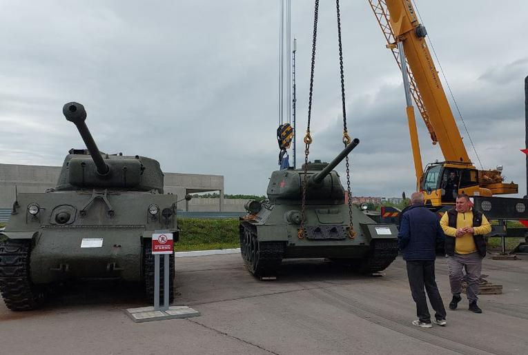 Легендарный танк Т-34 вернулся в тульский парк «Патриот»