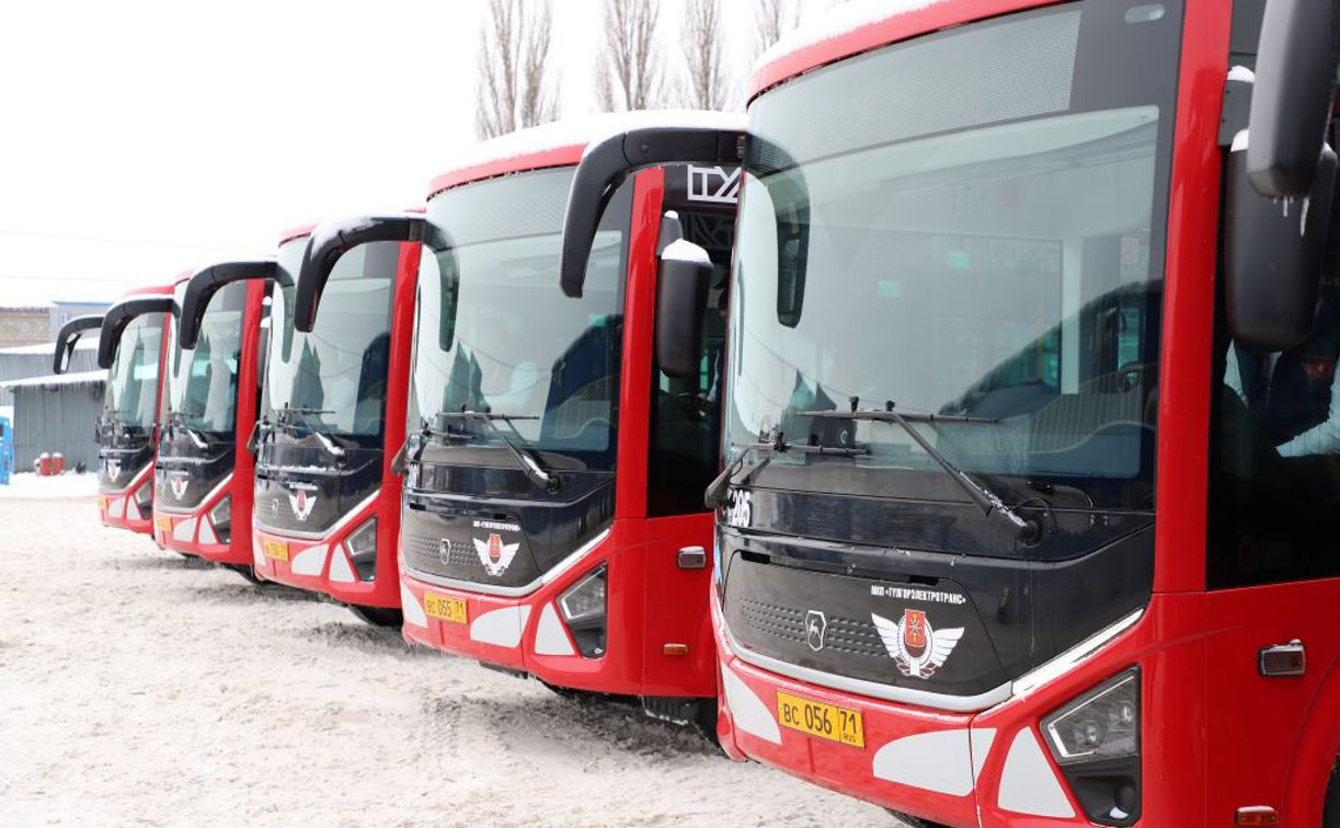 На улицы Тулы вышли 10 новых автобусов 