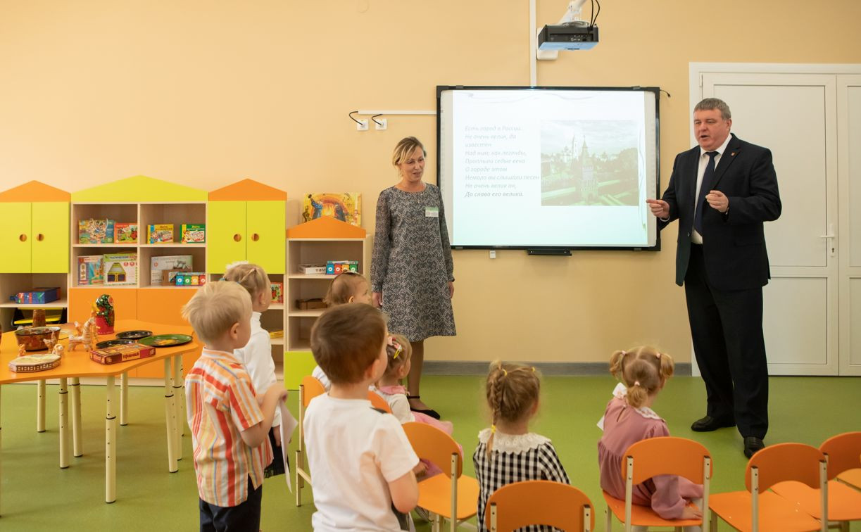 В День воспитателя глава администрации Тулы посетил новый детсад на пр. Ленина
