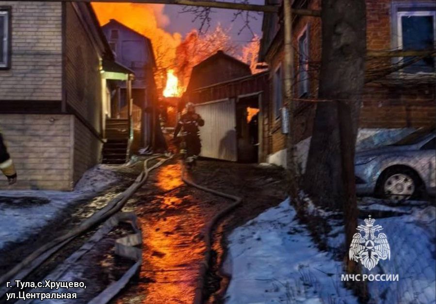 В Туле сгорел дом: семье нужна помощь