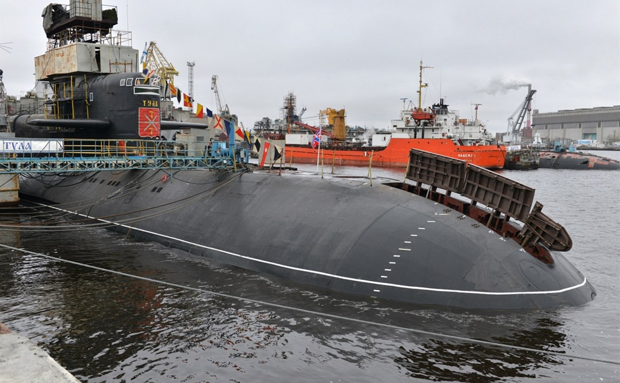 Тульская делегация поздравила экипаж подводной лодки «Тула» в Северодвинске