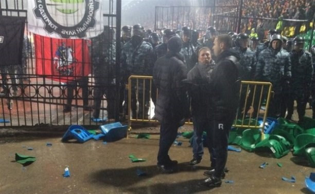 Беспорядки на матче «Арсенал» – «Торпедо»: информации о пострадавших нет