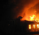 В Туле пожар уничтожил два частных дома