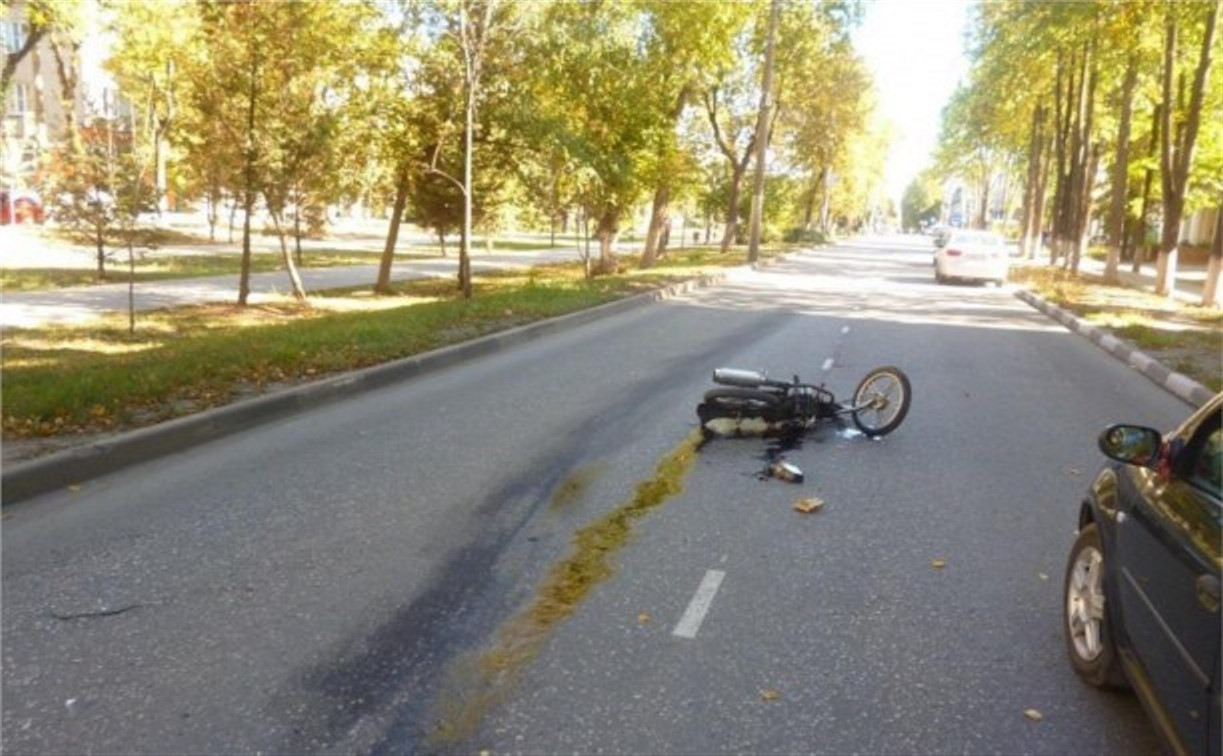 В Новомосковске разбился 16-летний мотоциклист