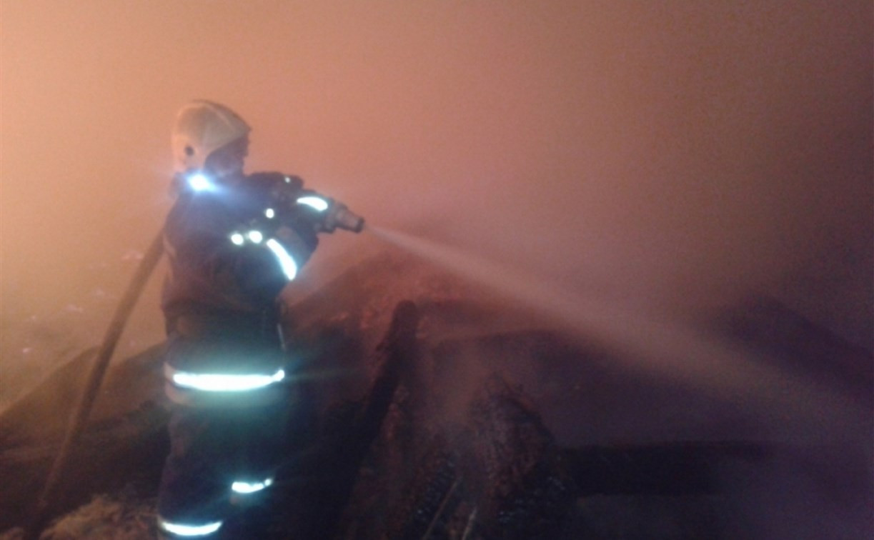 В сгоревшем доме в Кимовском районе обнаружен труп