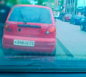 На ул. Оружейной встретили «учителя» на красном Matiz
