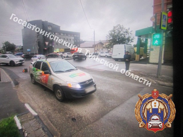 В Туле Granta сбила женщину на пешеходном переходе