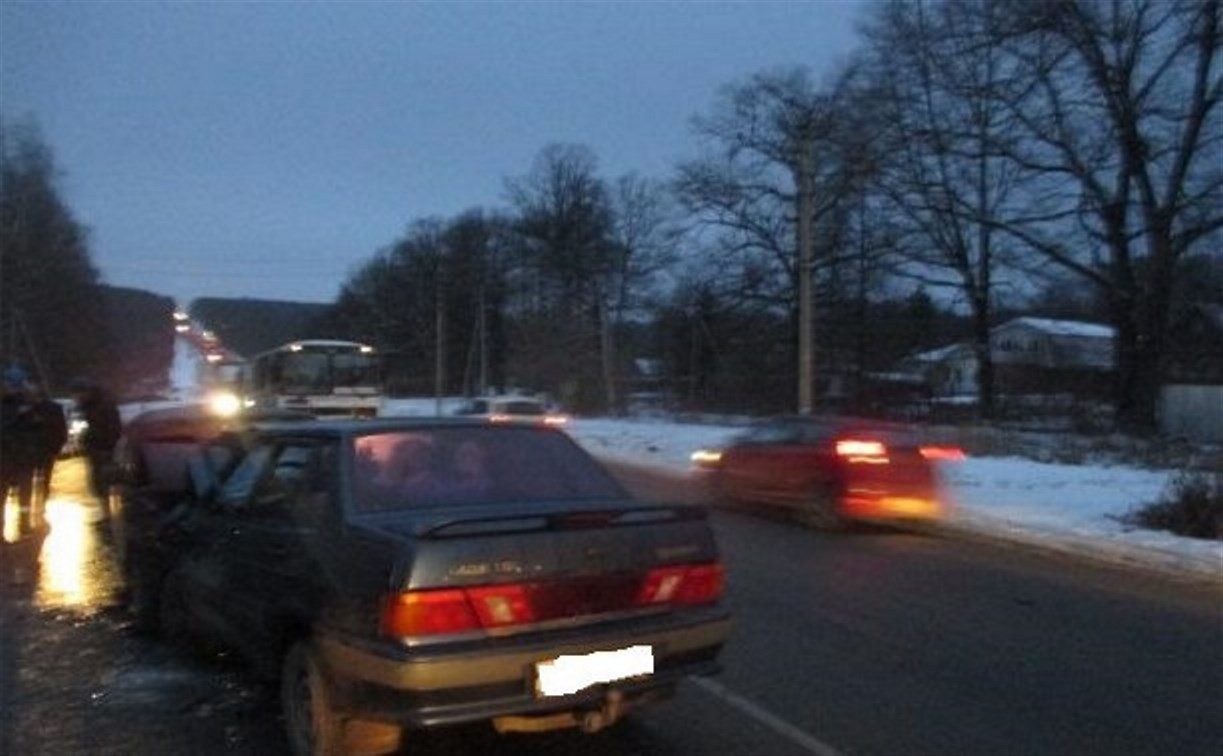 На Орловском шоссе произошло массовое ДТП