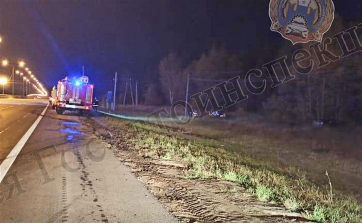 На трассе М-2 в Тульской области столкнулись три авто