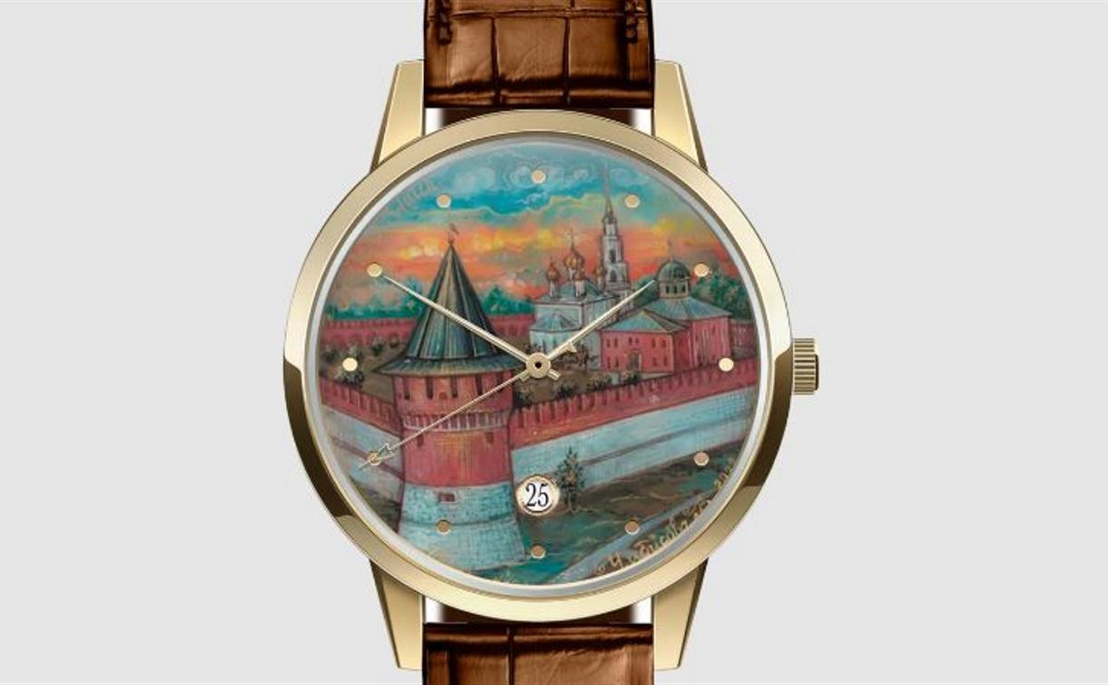 В России выпустили часы за 170 тыс. рублей c изображением Тульского кремля
