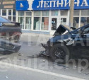 На ул. Мосина в Туле столкнулись три авто
