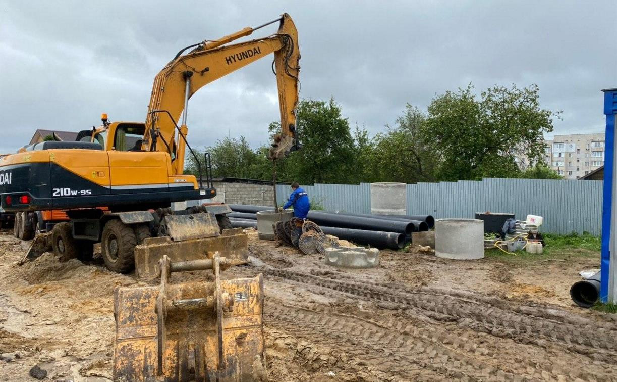 Централизованная канализация и чистая питьевая вода: в Туле проводят ремонт сети водоснабжения