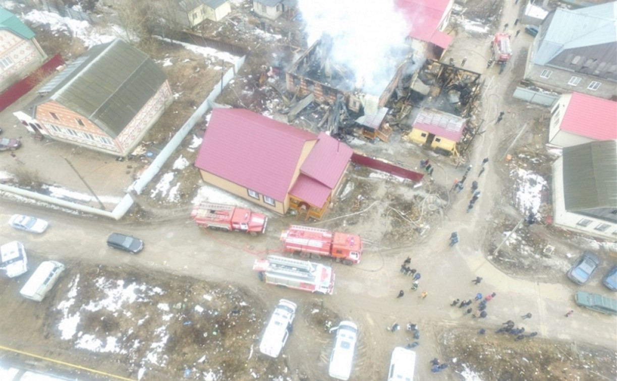 Причиной пожара в Плеханово могла стать неправильная установка печи