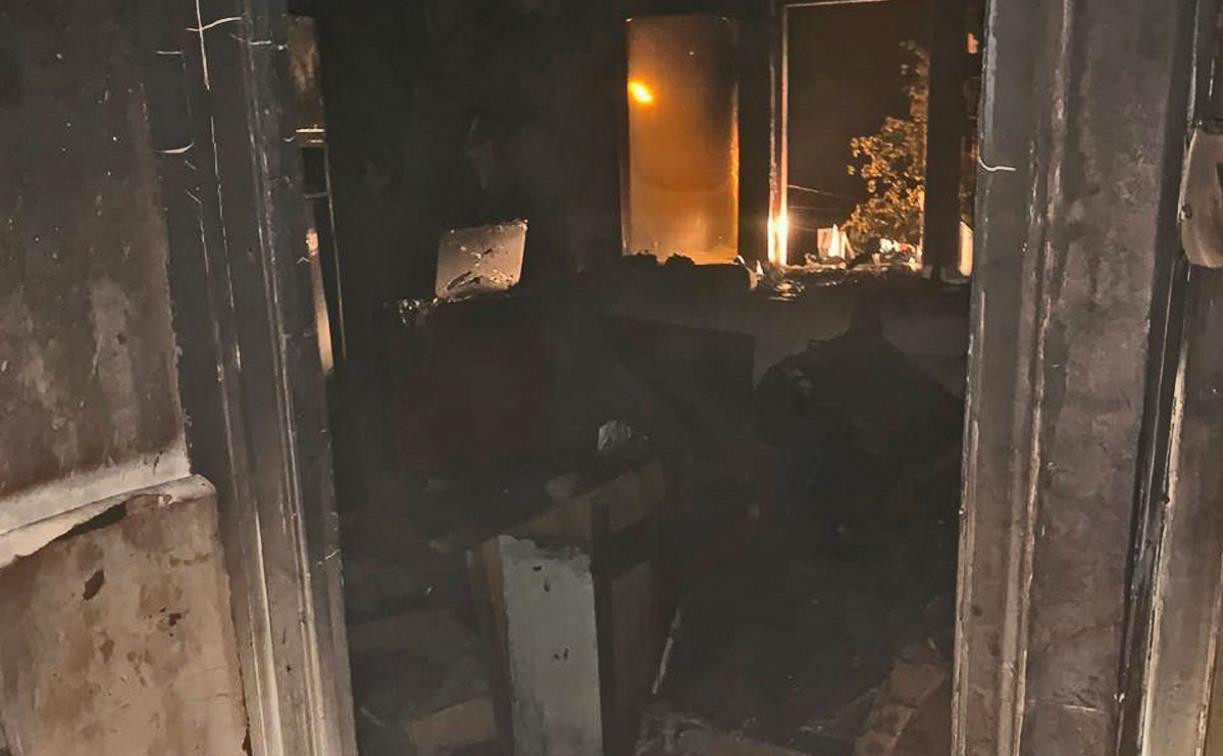 В Алексине при пожаре в квартире погиб пенсионер