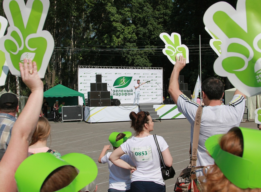 «Зеленый марафон» подарил тулякам положительные эмоции