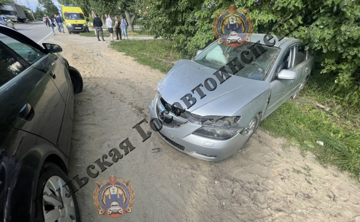 В Алексине подросток на Mazda устроил ДТП с пострадавшими