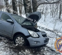 В Щекинском районе автоледи на Chevrolet влетела в дерево во время обгона