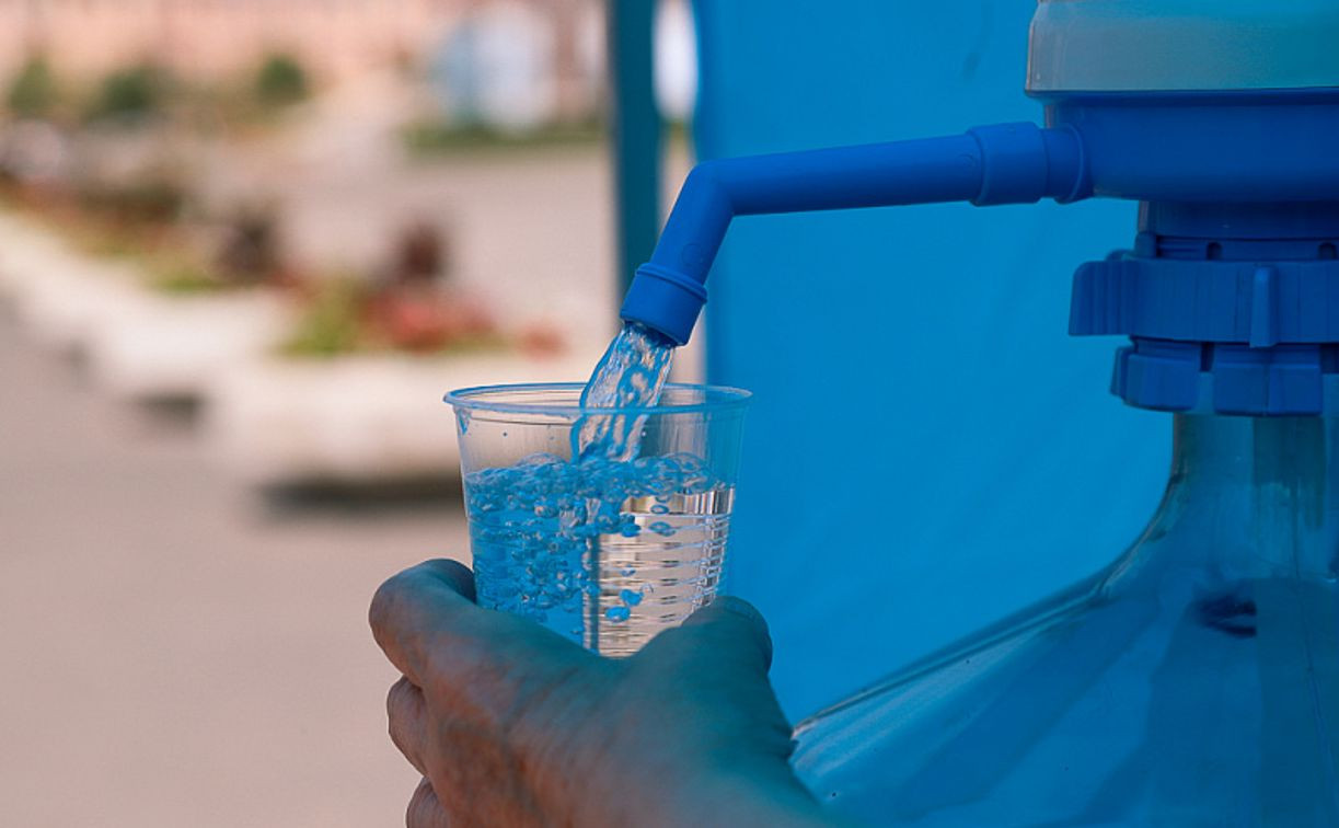 В Туле из-за жары раздают питьевую воду