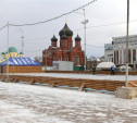 В Туле снова залили каток на площади Ленина