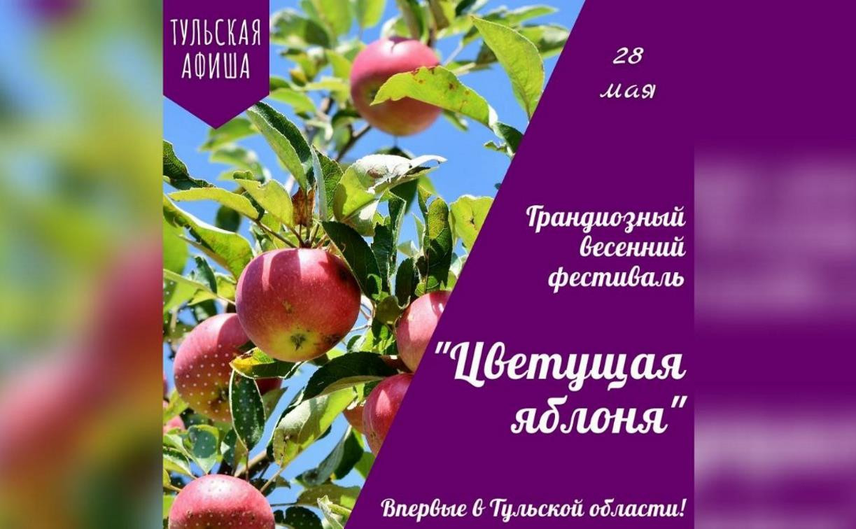 В Тульской области впервые состоится фестиваль «Цветущая яблоня»