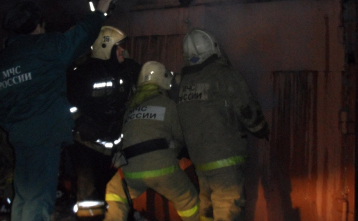 В Туле при пожаре в гараже пострадал мужчина