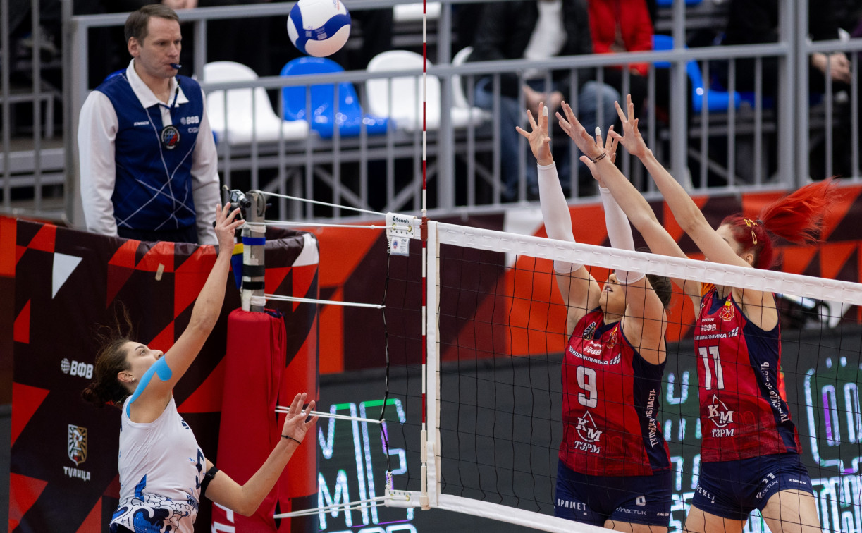 «Тулица» уступила «Корабелке» по итогам пяти сетов: фоторепортаж с матча