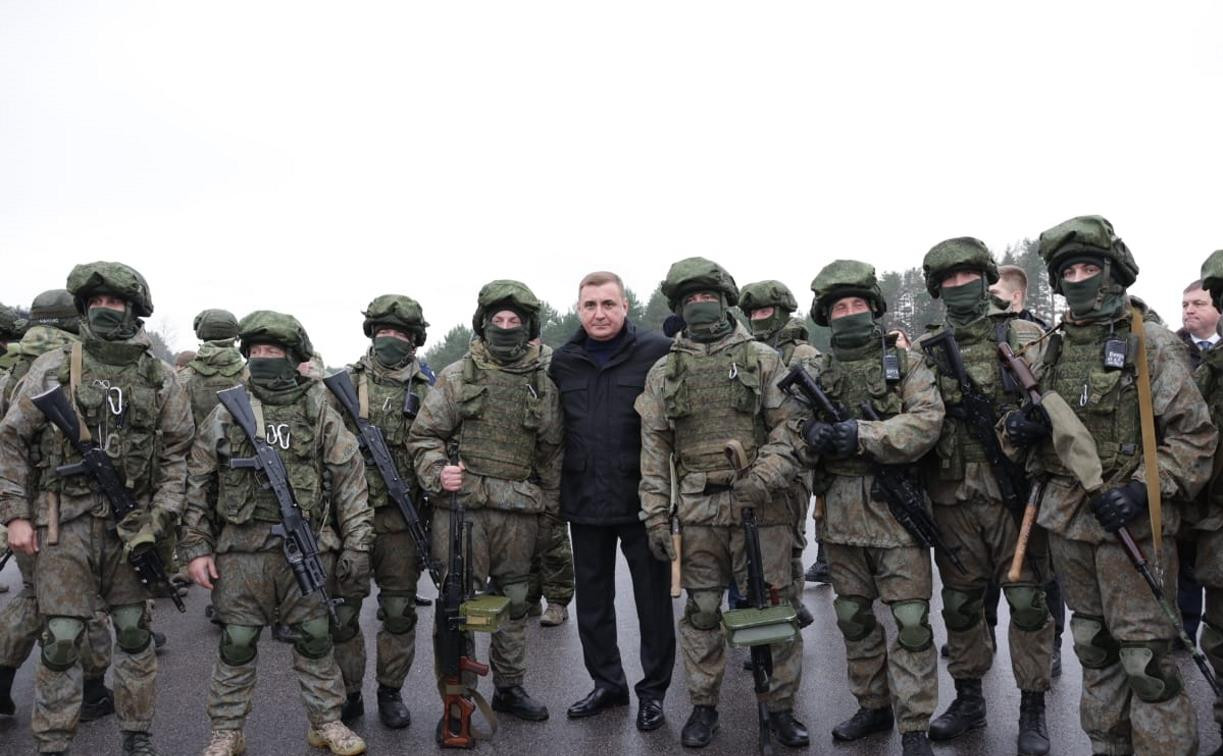 Туляки, проходившие боевое слаживание под Рязанью, отправились на Украину