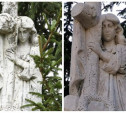 Приуныл, потолстел: при реставрации уникальных надгробных скульптур в Туле ангелу подменили лицо