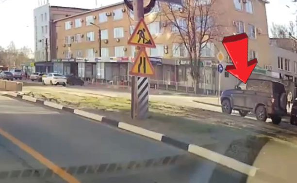 В Туле водитель открыл новый выезд с дублера пр. Ленина