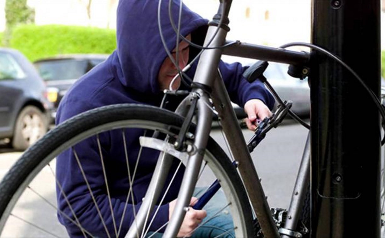 В Новомосковске велосипедного вора нашли по отпечаткам пальцев