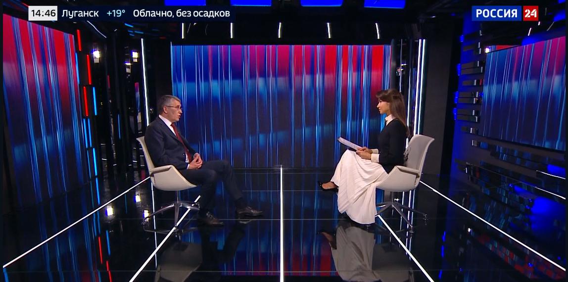 Интервью каналу Россия 24: губернатор рассказал, что обеспечивает экономическую стабильность региона