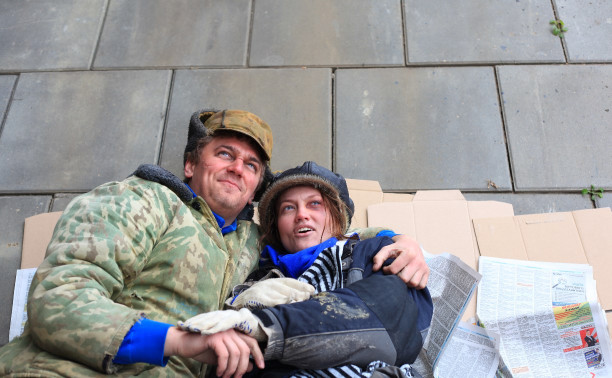 В Туле сняли клип о любви между бездомными