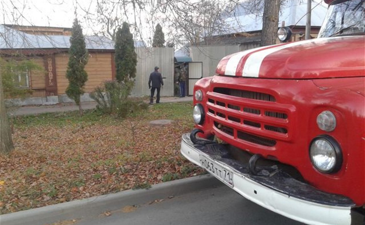 При пожаре в Туле на улице Лозинского пострадал мужчина
