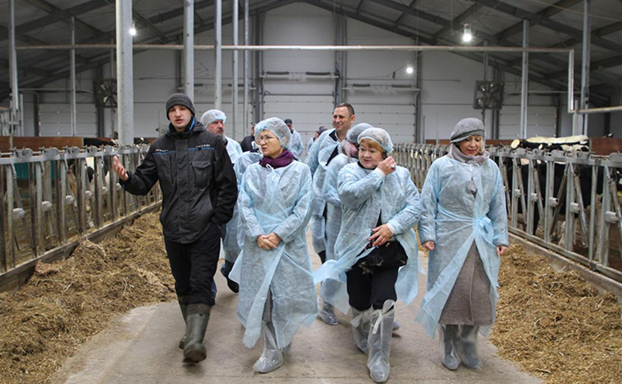 В Тульской области на молочной ферме трудятся роботы