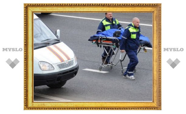 Под Тулой мотоциклист насмерть сбил пешехода и погиб сам