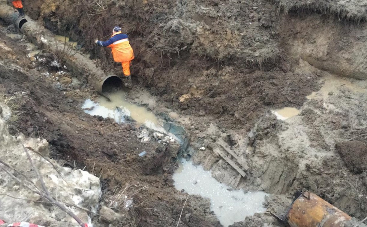 Сроки возобновления подачи воды в южную часть Тулы перенесли